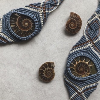 AMMONITE  F O S S I L° Bileklik