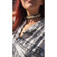 El Yapımı Deniz Kabuğu Choker Kolye 