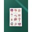 Note Zog Pembe Mektup Sticker Seti
