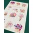 Note Zog Pembe Mektup Sticker Seti