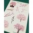 Note Zog Japon Kirazı Sticker Seti