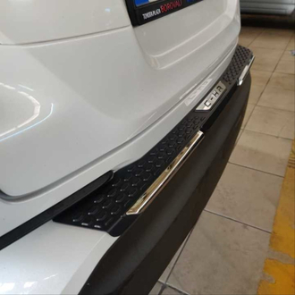 TOYOTA C-HR 2016-2019 IÇIN UYUMLU ARKA TAMPON ESIK KAPLAMA DIZAYN