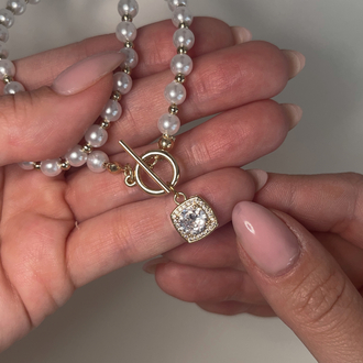 NuMu Jewelry | Pearl Lock Necklace ✨