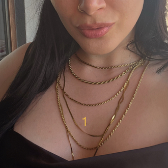1 | NuMu Jewelry | Mira Snake Chain Necklace ✨