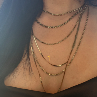 1 | NuMu Jewelry | Mira Snake Chain Necklace ✨