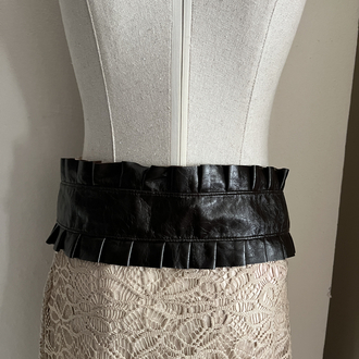Vintage leather belt 