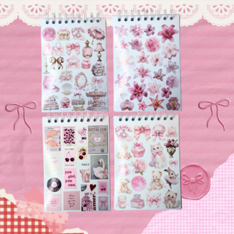 Pink Sticker Book
