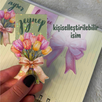 3'lü Kişiye Özel isimlendirilebilir Ayraç seti