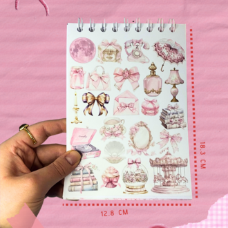 Pink Sticker Book
