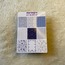 mavi temalı scrapbook sticker sayfası
