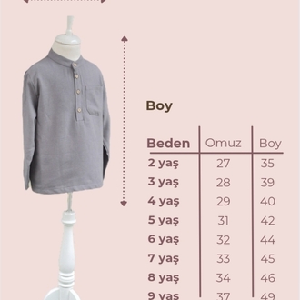 Hakim Yaka Cepli Manşetsiz Gömlek GRİ