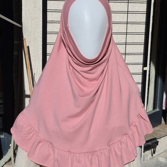 Çocuk Pratik Başörtü (Gül kurusu)