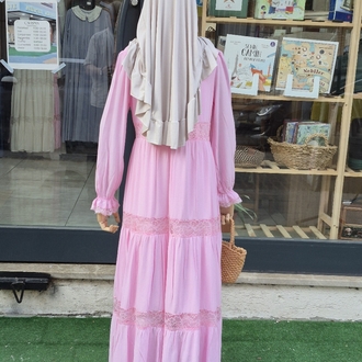 Çocuk Tesettür Elbise (şile bezi)