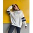 NK Nakış Detay Oversize Sweat
