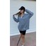Serit Detay Oversize Unisex Hirka