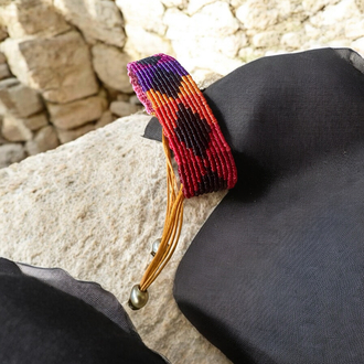 Kilim desen makrome bileklik