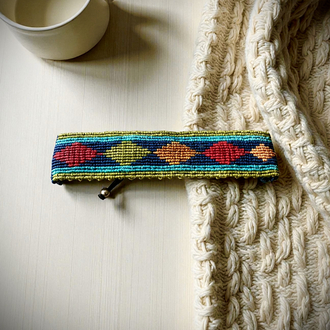 Kilim desen makrome bileklik