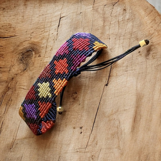 Kilim desen makrome bileklik