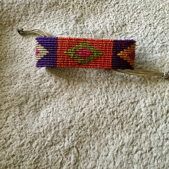Kilim desen makrome bileklik