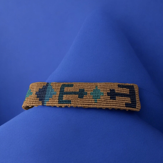 Kilim desen makrome bileklik 