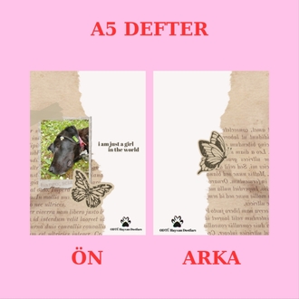 Queen is just a girl A5 Defter
