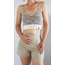 CropTop Doğal Örgü Denge Serisi-Krem/Kahve