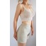 CropTop Doğal Örgü Denge Serisi-Krem