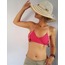Bikini Pembe Kruvaze Boncuklu