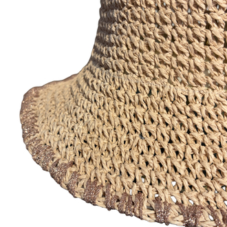 Rafya Bucket Şapka