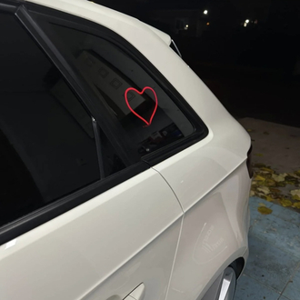 Neon Vantuzlu Led Kalp