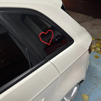Neon Vantuzlu Led Kalp