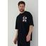 Breezy Oversize Rahat Kesim Baskılı T-Shirt