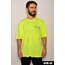 Neon Yellow Oversize Street Style Baskılı T-Shirt 