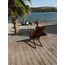 AHŞAP KATLANABİLİR KAMP SANDALYESİ