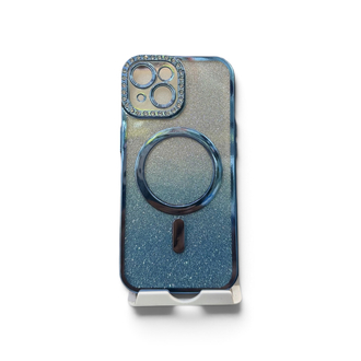 ✨ iPhone 15 Uyumlu MagSafe Simli Premium Kılıf ✨
