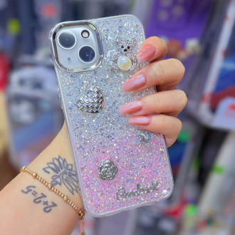 iPhone 13 – 14 Uyumlu Taşlı Desenli Telefon Kılıfı