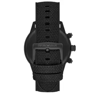 Emporio Armani AR11453 Erkek Kol Saati – Siyah Tekstil / Chronograph / 43 mm