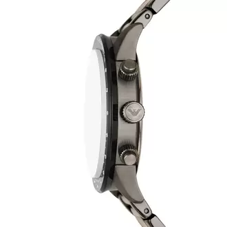 Emporio Armani AR11471 Erkek Kol Saati – Füme Çelik / Gümüş + Yeşil Kadran
