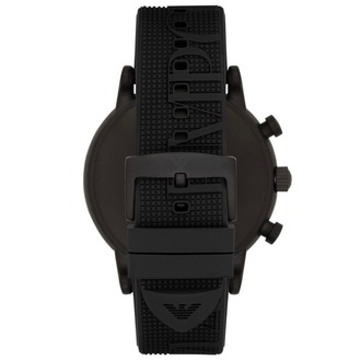 Emporio Armani AR11024 Erkek Kol Saati – Siyah / Silikon / Chronograph