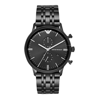 Emporio Armani AR1934 Erkek Kol Saati – Tam Siyah / Chronograph / 43 mm