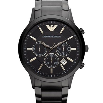 Emporio Armani AR2453 Erkek Kol Saati – Siyah / Chronograph / 43 mm