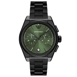 Emporio Armani AR11562 Erkek Kol Saati – Siyah / Yeşil / Çelik