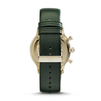Emporio Armani AR1722 Erkek Kol Saati – Champagne Kadran / Yeşil Deri / 5 ATM