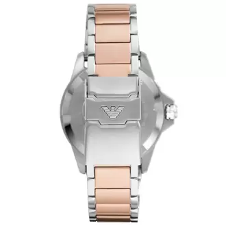 Emporio Armani AR11340 Erkek Kol Saati – Diver Stil / Kahverengi Kadran / 10 ATM