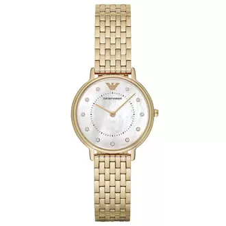 Emporio Armani AR11007 Kadın Kol Saati – Altın Ton / Anne İnci Kadran