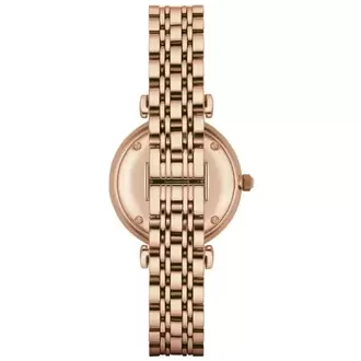 Emporio Armani AR1909 Kadın Kol Saati – Rose Gold / Beyaz Kristalli Kadran / 32 mm