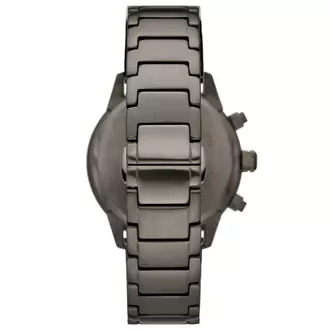 Emporio Armani AR11471 Erkek Kol Saati – Füme Çelik / Gümüş + Yeşil Kadran