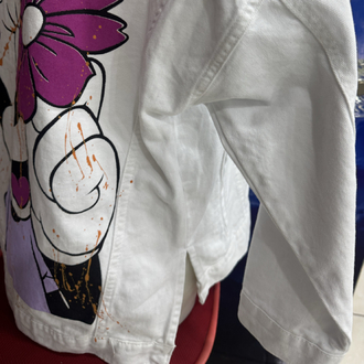 Mickey Mouse bayan owersıze kot ceket