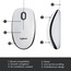 LOGITECH 910-005004, M100, USB Kablolu, 1000dpi, Optik, 3 Tuşlu, Beyaz Mouse