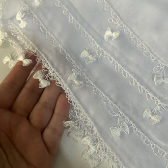Beyaz 1 adet El emeği iğne oyası 100x100 cm